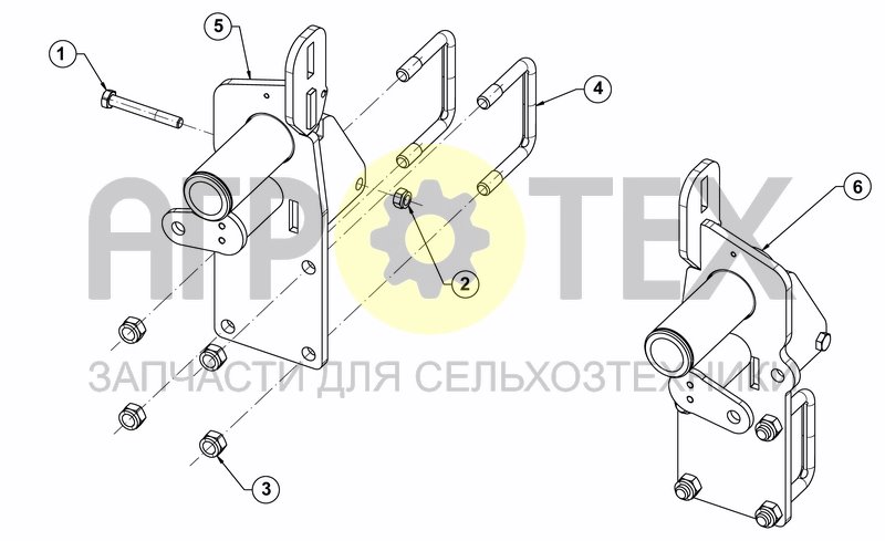 Чертеж I-DRILL TRACK MARKER BRACKET