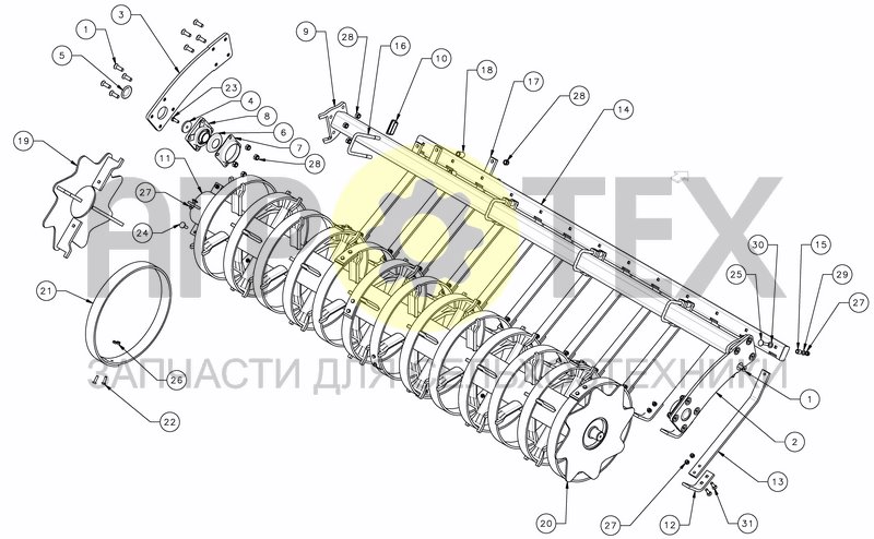 Чертеж ACTIFLEX ROLLER