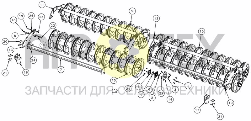 Чертеж ACTIPRESS TWIN ROLLERS FOLDABLE