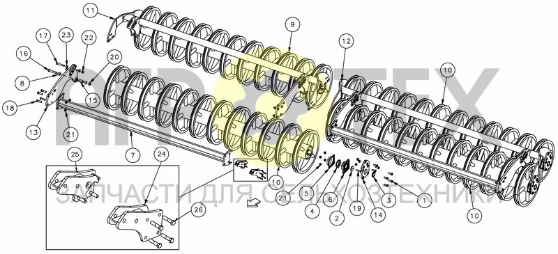 Чертеж ACTIPRESS TWIN ROLLERS FOLDABLE