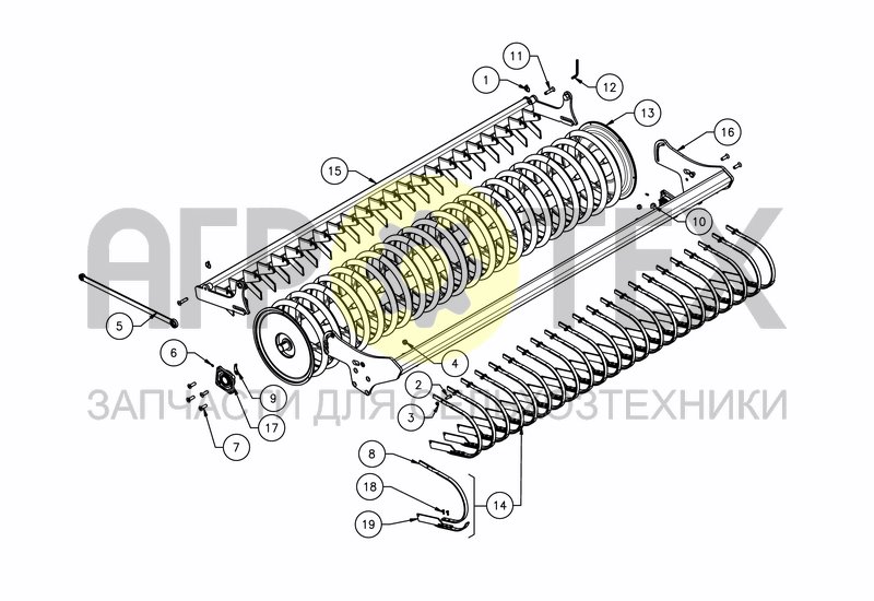 Чертеж ACTIRING ROLLER