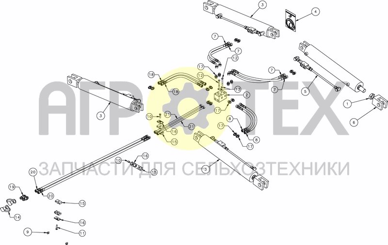 Чертеж HYDRAULIC FOLDING