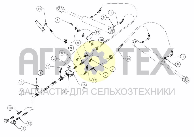 Чертеж HYDRAULIC FOLDING