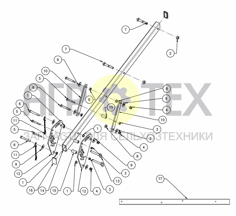 PARALLELOGRAM ARM (№4 на схеме)