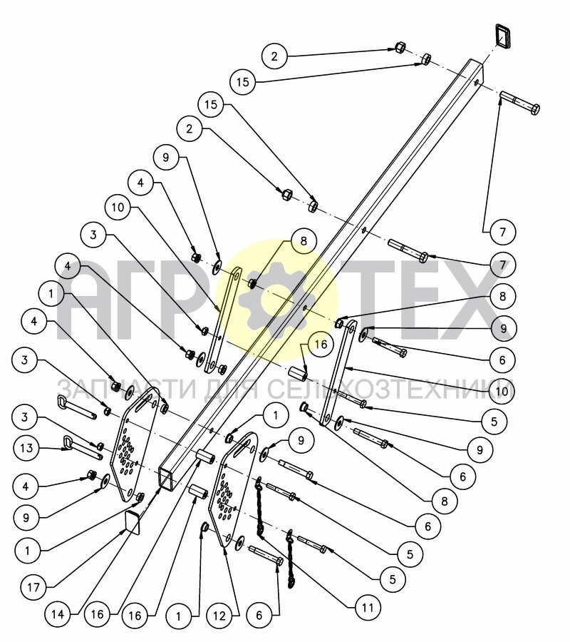 PARALLELOGRAM ARM (№4 на схеме)