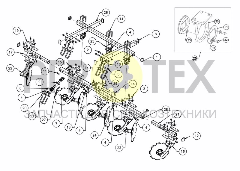 Чертеж LEVELLING DISC (EVO WINGS)