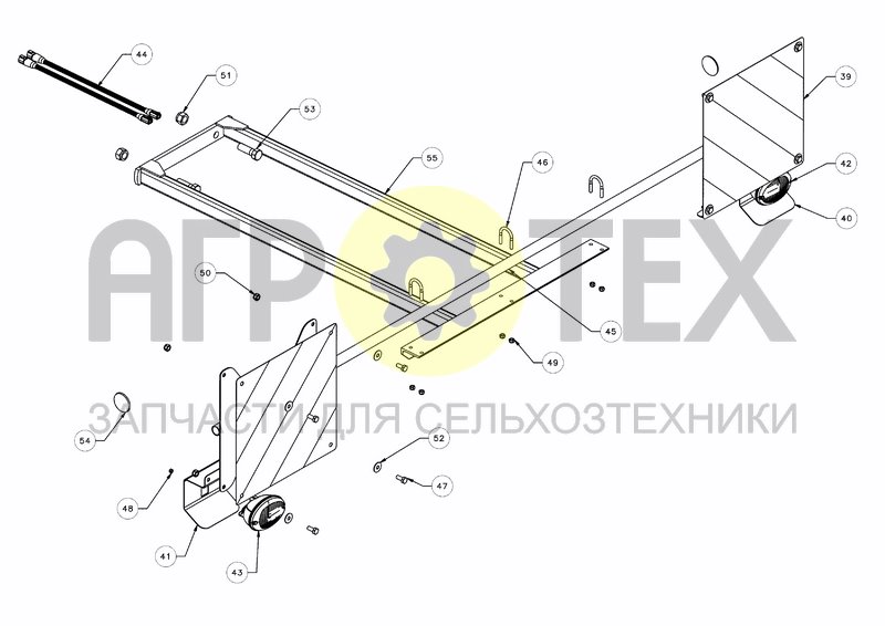 Чертеж LIGHTING KIT FOLDING FRAME - NO ACCESSORIES - EC