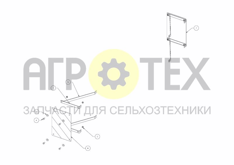 Чертеж LATERAL SIGN KIT - EC