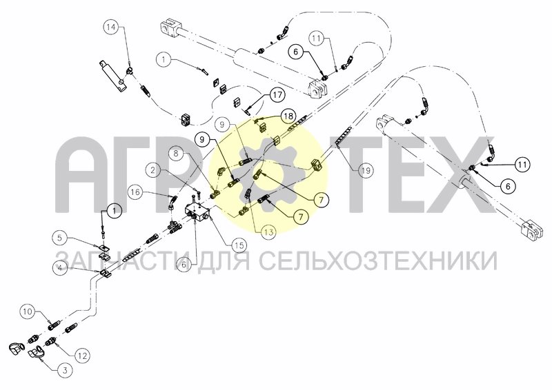 Чертеж HYDRAULIC FOLDING