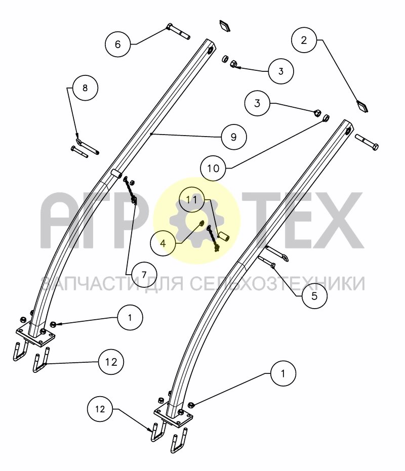 Чертеж ARM ROLLER