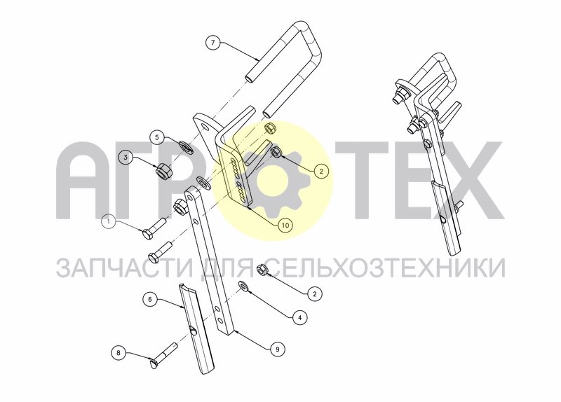 Чертеж CENTRAL FLOW MANAGEMENT KIT