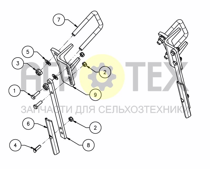 Чертеж CENTRAL FLOW MANAGEMENT KIT