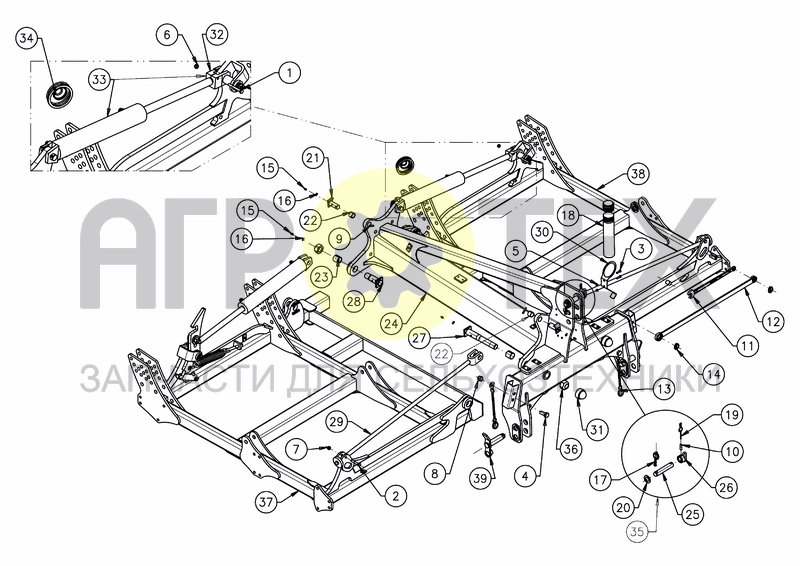 Чертеж 3R FRAME WITH EXTENSION