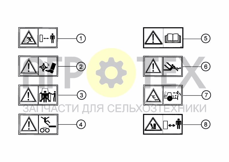 Чертеж SAFETY DECALS