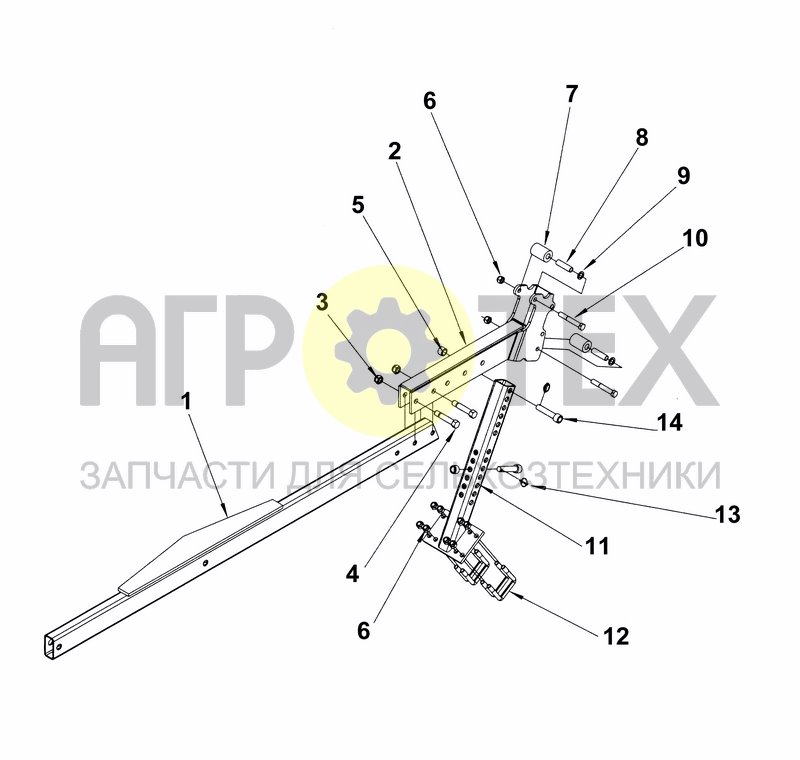 Чертеж ROLLER ARMS OF CLM 6M