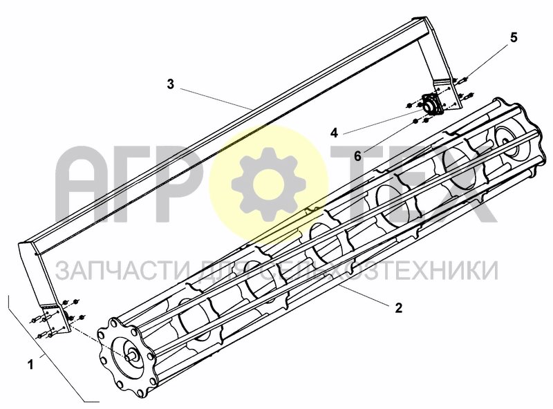 Чертеж CAGE ROLLER