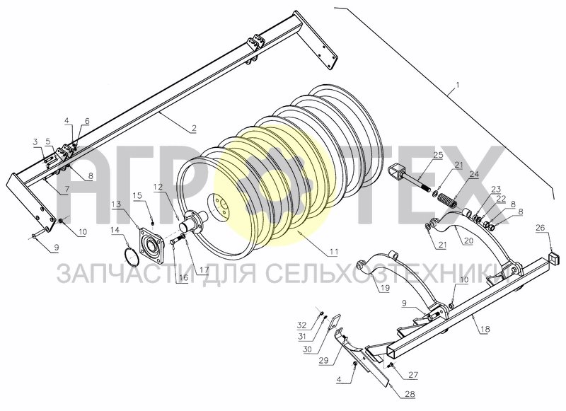 Чертеж CRACKER ROLLER