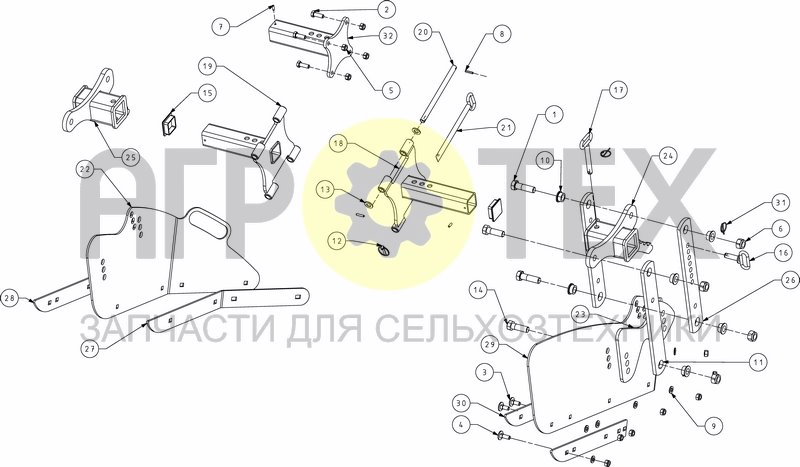 LATERAL DEFLECTORS (№8 на схеме)