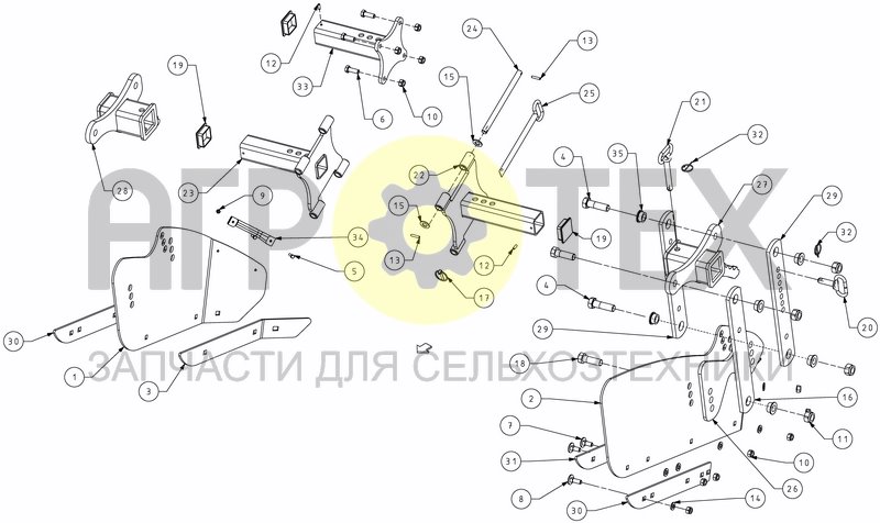 LATERAL DEFLECTORS (№13 на схеме)