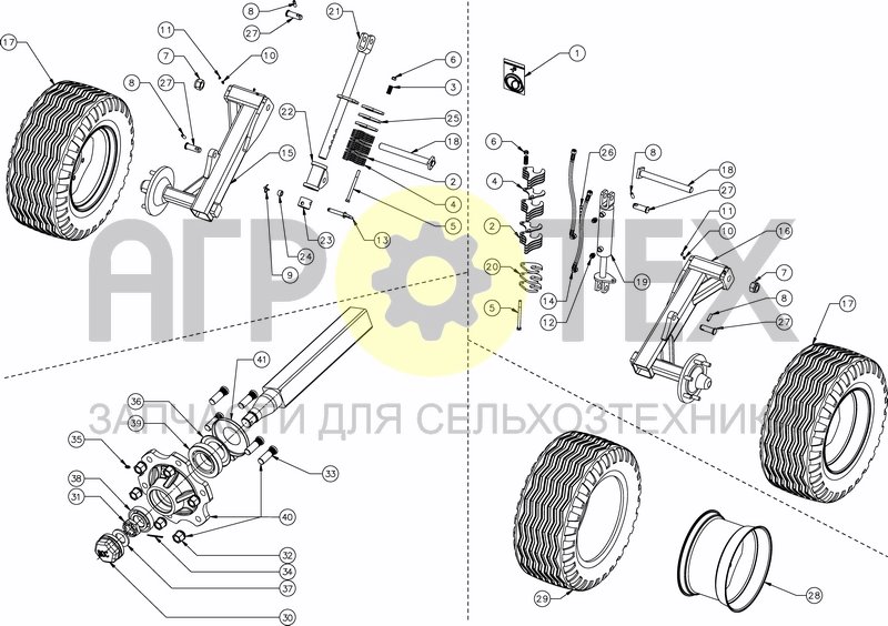 Чертеж DEPTH CONTROL WHEELS