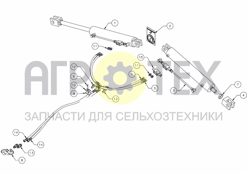 Чертеж HYDRAULIC FOLDING 4.00M - 5.00M