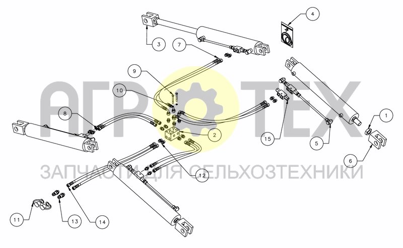 Чертеж HYDRAULIC FOLDING 6.00M