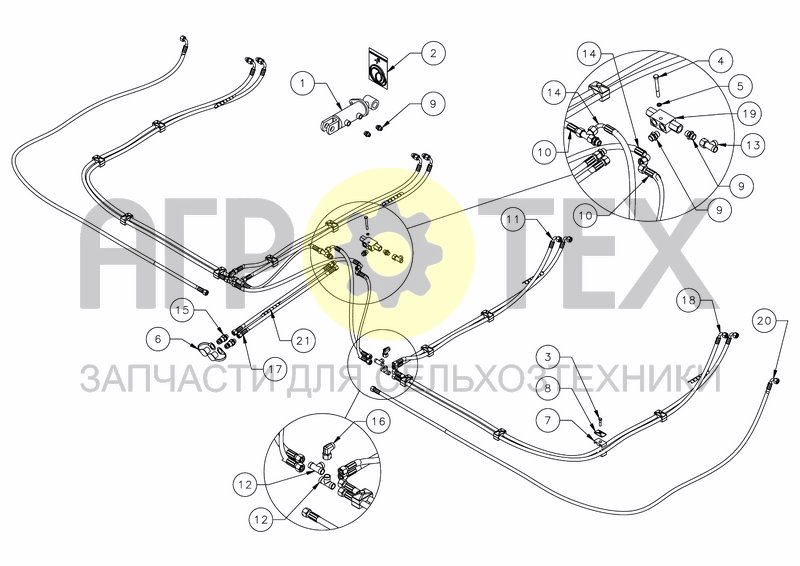 Чертеж FOLDABLE FRAME HYDRAULIC DEPTH SETTING