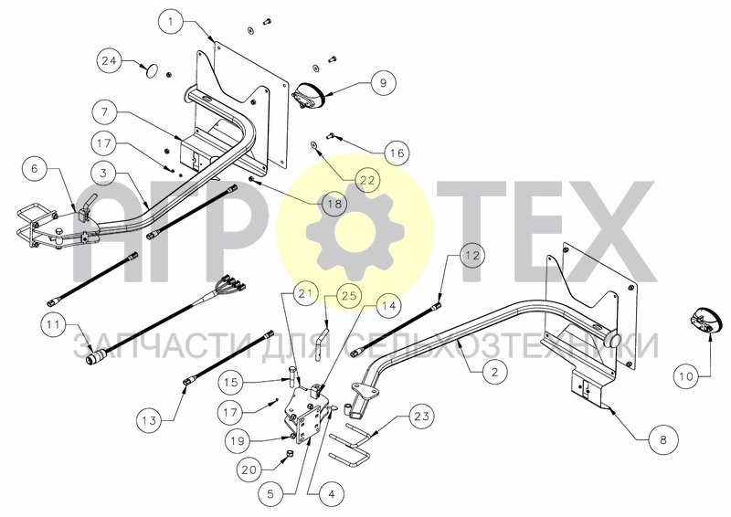 Чертеж FOLDING FRAME SIGN KITS