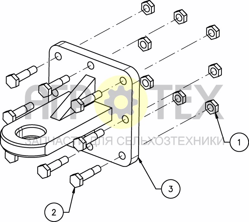 Чертеж RIGID RING LINKAGE EQUIPMENT