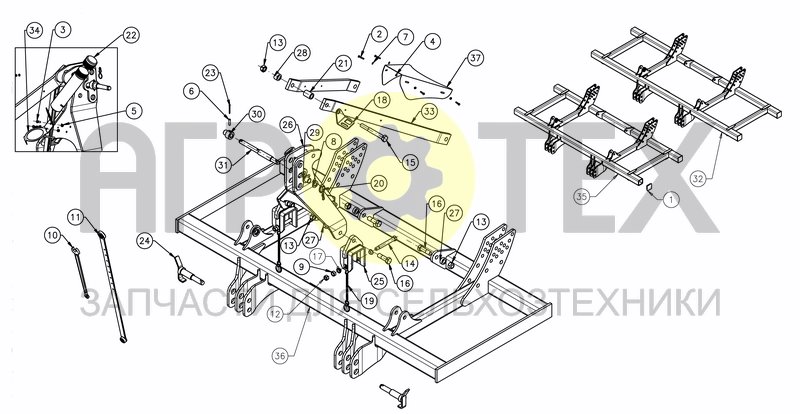 Чертеж FIXING FRAME