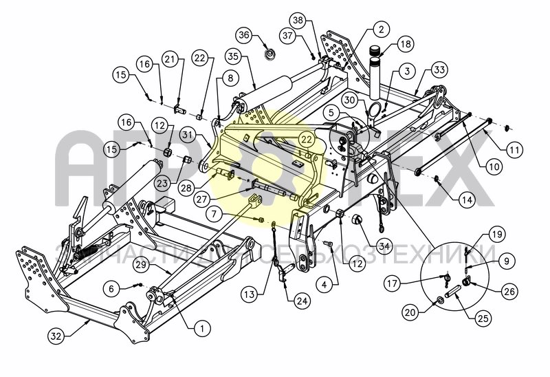 Чертеж FOLDING FRAME 4M - 5M