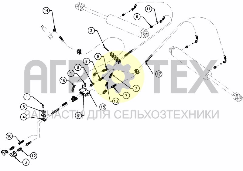 Чертеж FOLDING HYDRAULIC 4M - 5M