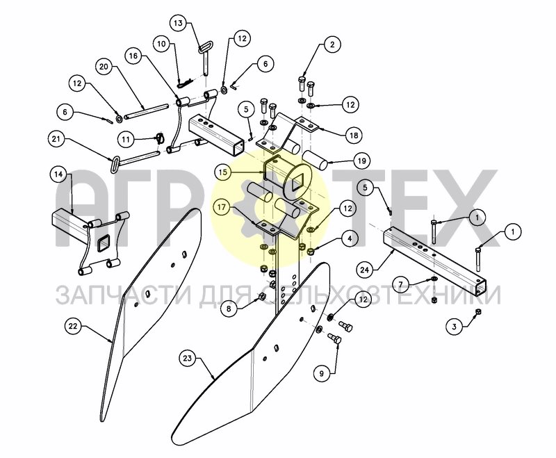 LATERAL DEFLECTORS (№6 на схеме)