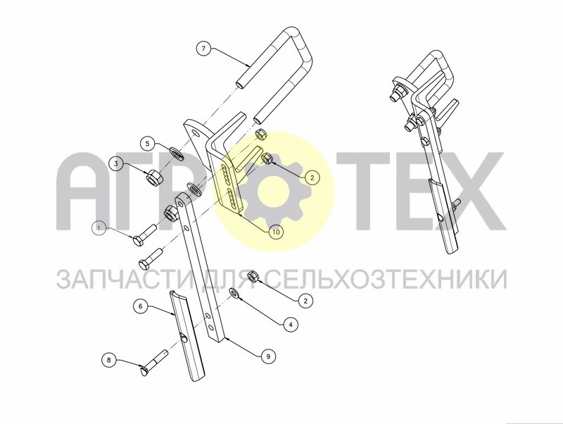 Чертеж CENTRAL FLOW MANAGEMENT KIT