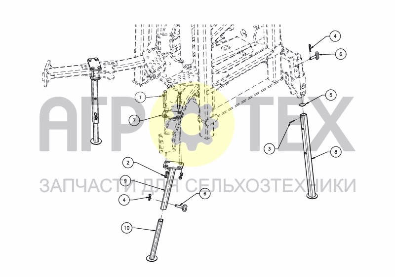 Чертеж PARKING STAND