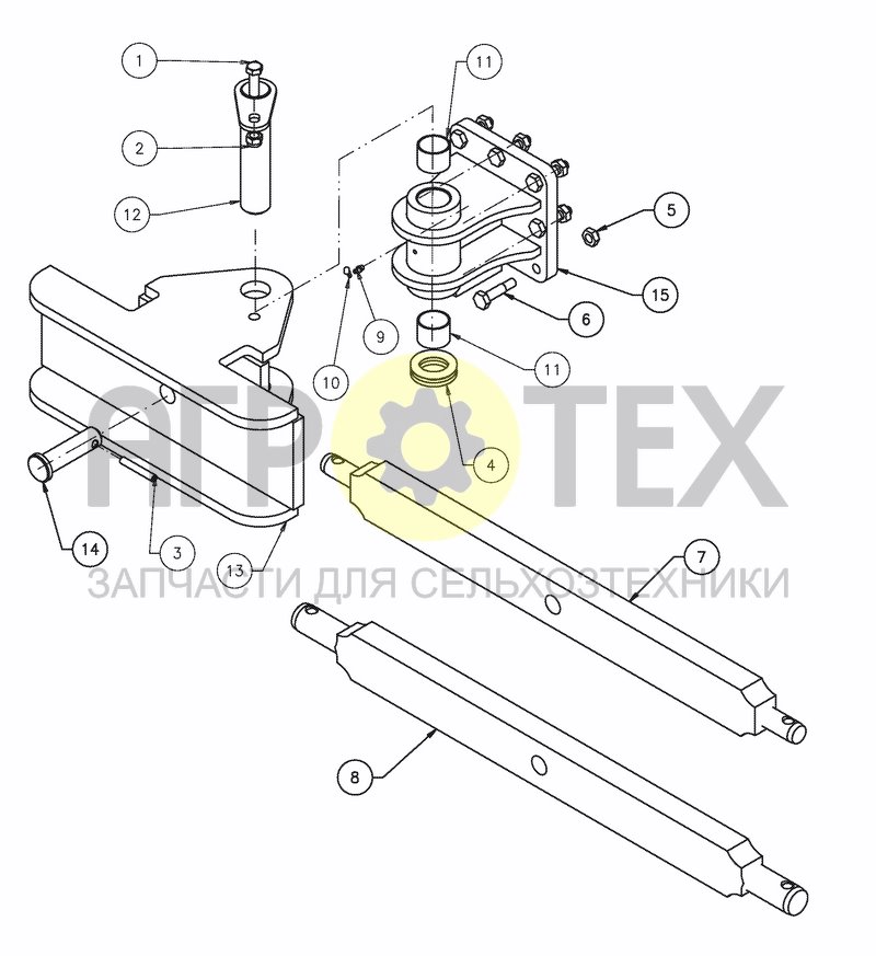 Чертеж CROSS SHAFT