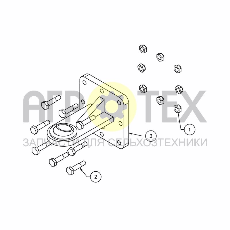 Чертеж BALL JOINT LINKAGE RING