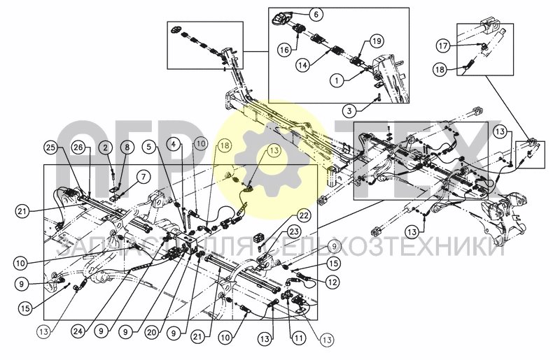 Чертеж HYDRAULIC FOLDING