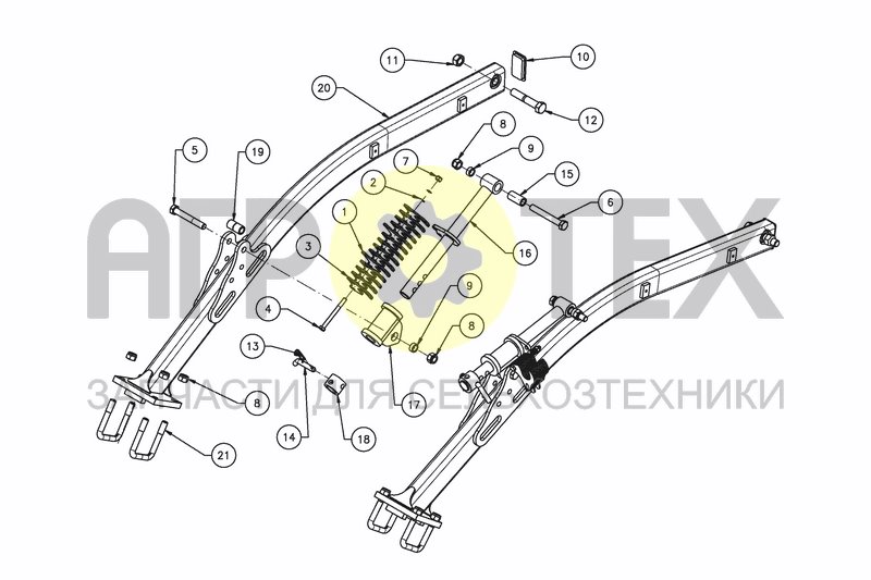 Чертеж ARM ROLLER MANUAL SETTING