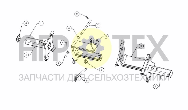 FOLDABLE DEFLECTOR FOR 7 M (№2 на схеме)