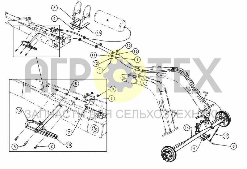 Чертеж PNEUMATIC BRAKES EQUIP.