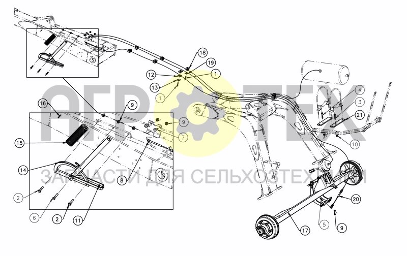 Чертеж PNEUMATIC BRAKES EQUIP.