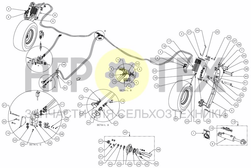 Чертеж CONTROL WHEELS