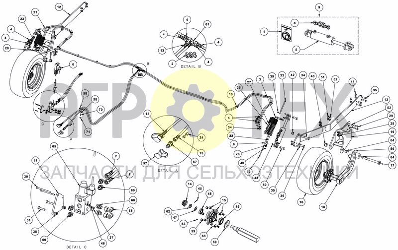 Чертеж CONTROL WHEELS