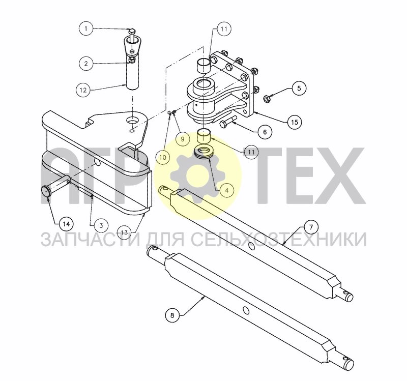 Чертеж CROSS SHAFT