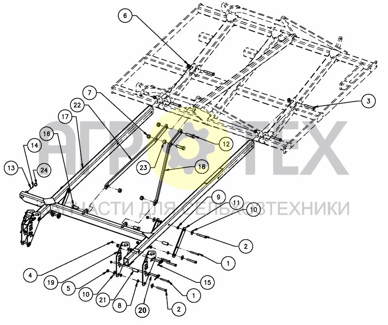 Чертеж PARALLELOGRAMM