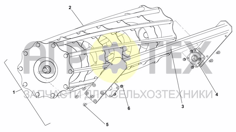 Чертеж CAGE ROLLER