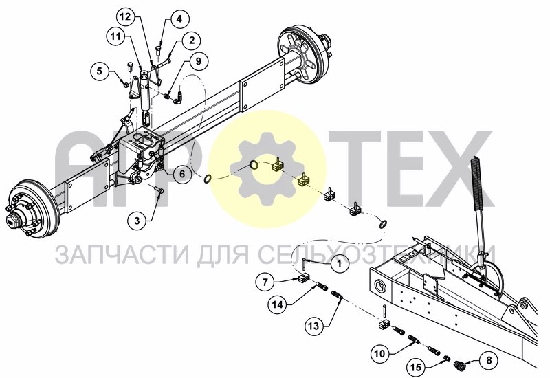 Чертеж HYDRAULIC BRAKES EQUIP.