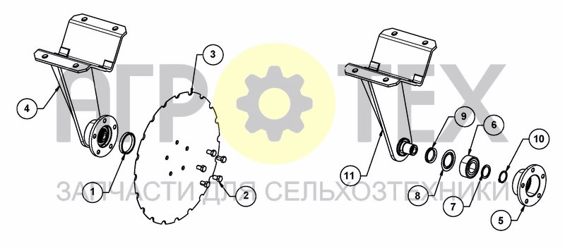 Чертеж FRONT CUTTING DISC (2)