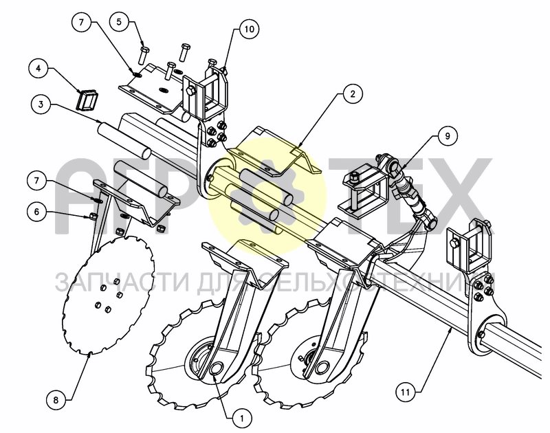 Чертеж FRONT MIXING DISC (1)